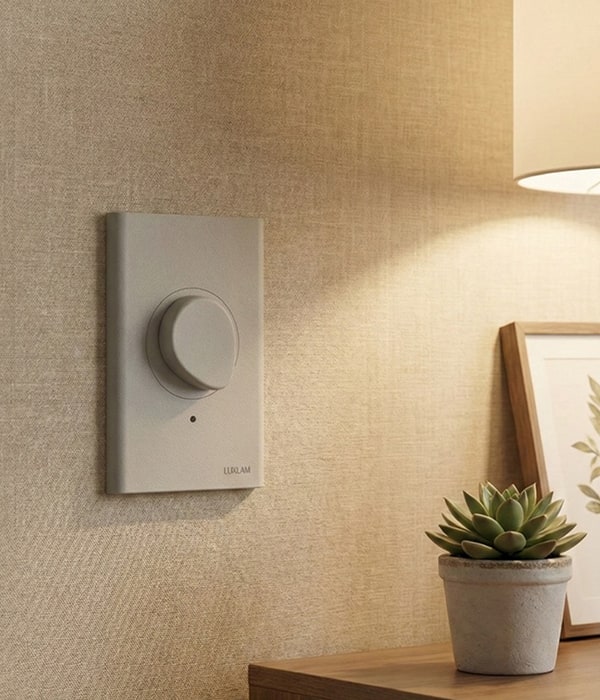 W 조약돌 스위치 LED 디밍 디머 스위치 통합형 밝기조절 조광기